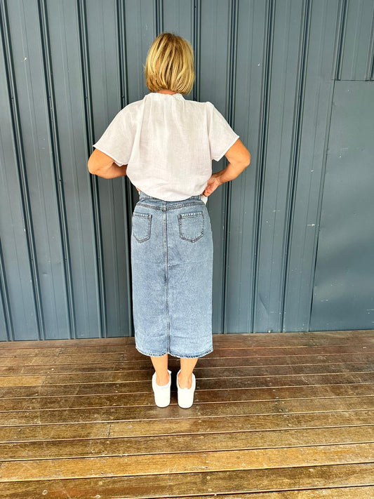 Soft Denim Skirt