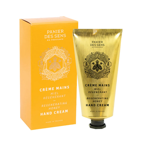 Luxury French honey hand cream in recyclable aluminium tube from Panier des Sens