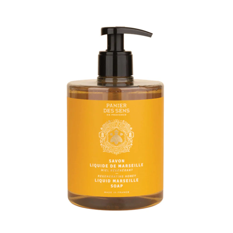 Panier des Sens Honey Marseille Liquid Soap 500ml made in France 