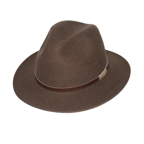 paterson fedora chocolate wool felt hat australia