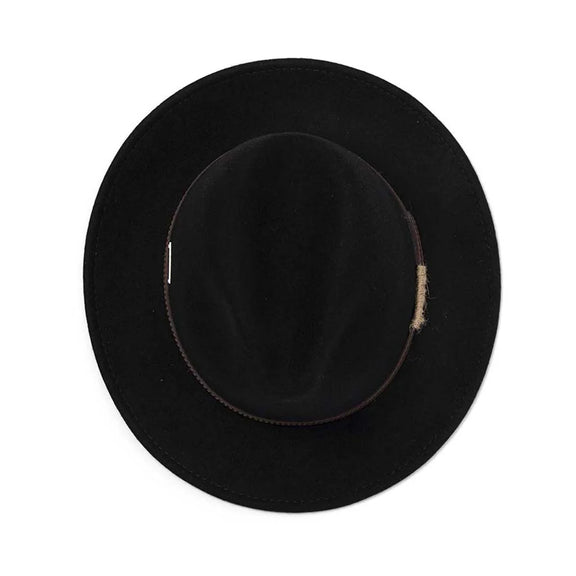 rigon headwear paterson fedora black