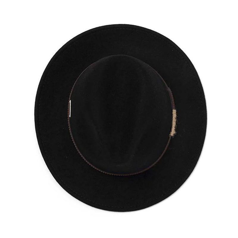 rigon headwear paterson fedora black