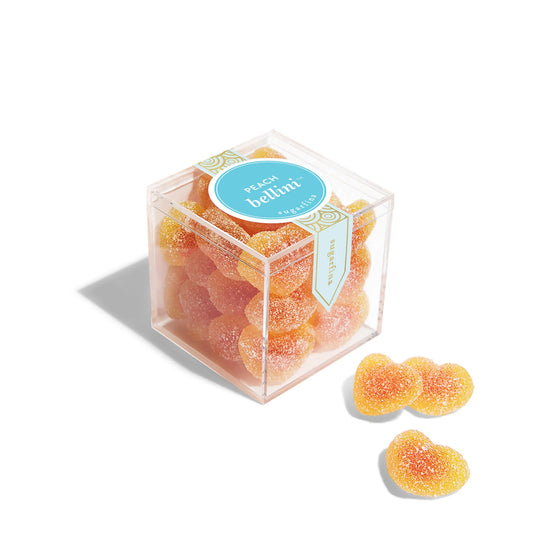 Peach Bellini small cube gummy candy gift
