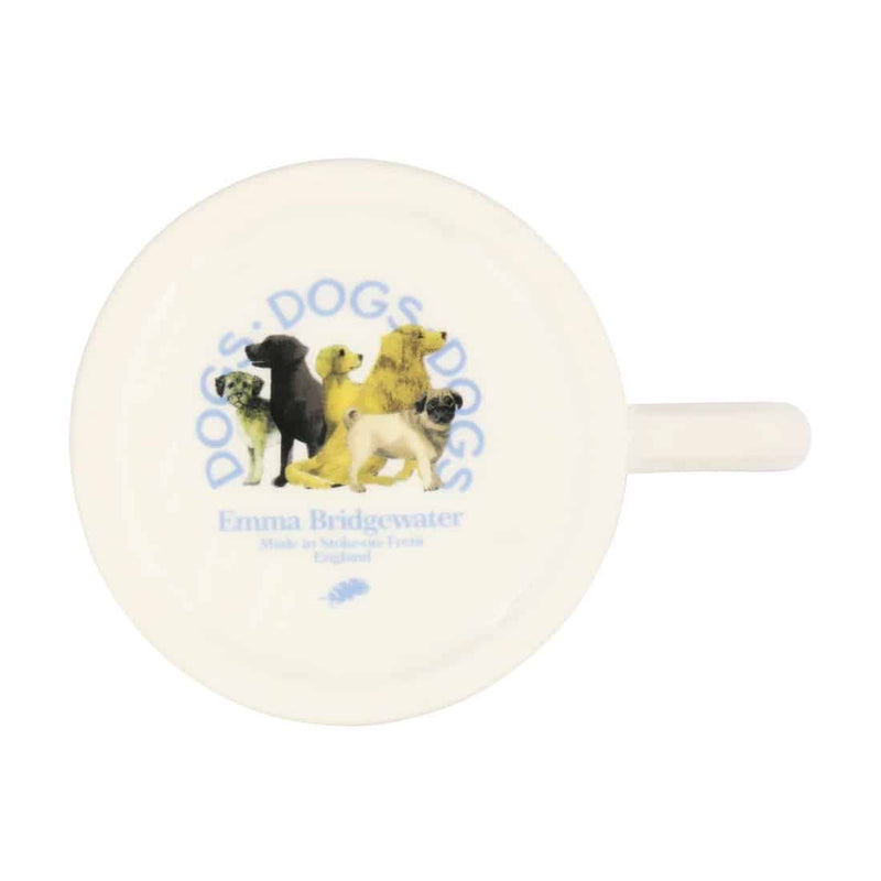 English earthenware mug with Pembroke Welsh Corgi design and classic Emma Bridgewater styling.