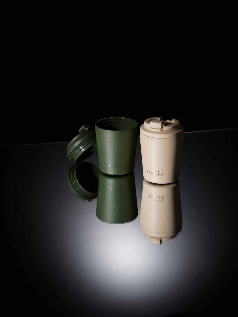 Reusable Cup | Piccolo | Khaki | Ceramic | 120ml/4oz
