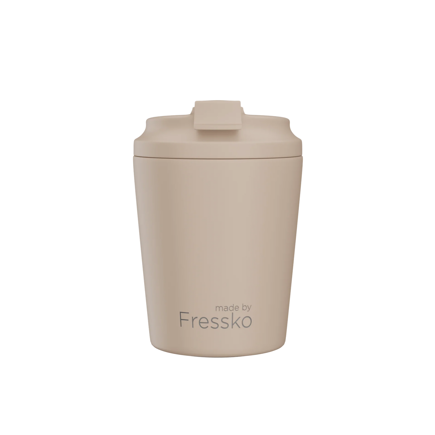 Fressko Piccolo 120ml Reusable Cup in Oat with ceramic interior