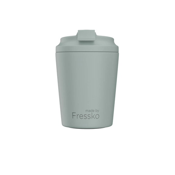 Fressko Piccolo 120ml Reusable Cup in Sage with ceramic interior