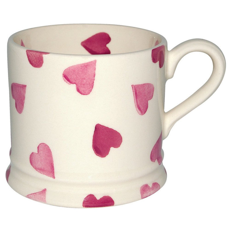 Emma Bridgewater Pink Hearts Small Mug – English Earthenware