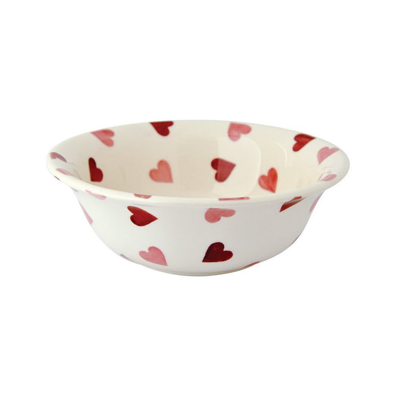 Emma Bridgewater Pink Hearts Cereal Bowl – handmade English earthenware