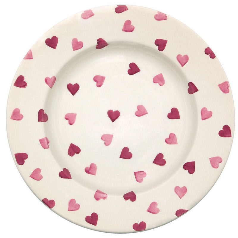 Emma Bridgewater Pink Hearts Plate 10.5" | English Earthenware