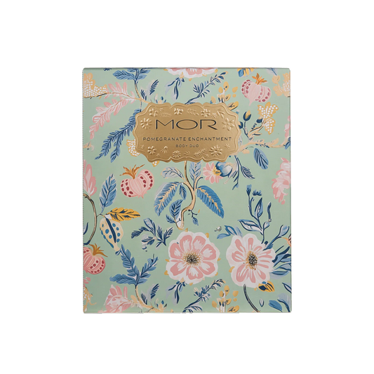 MOR Emporium Classics Pomegranate Enchantment Hand & Body Duo gift-ready packaging