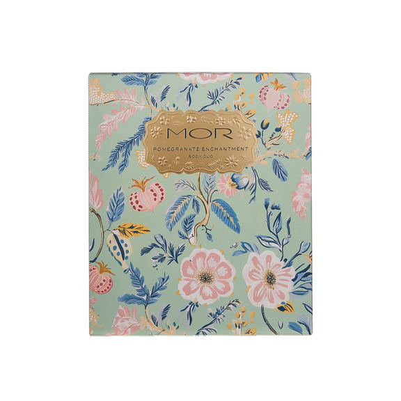 MOR Emporium Classics Pomegranate Enchantment Hand & Body Duo gift-ready packaging