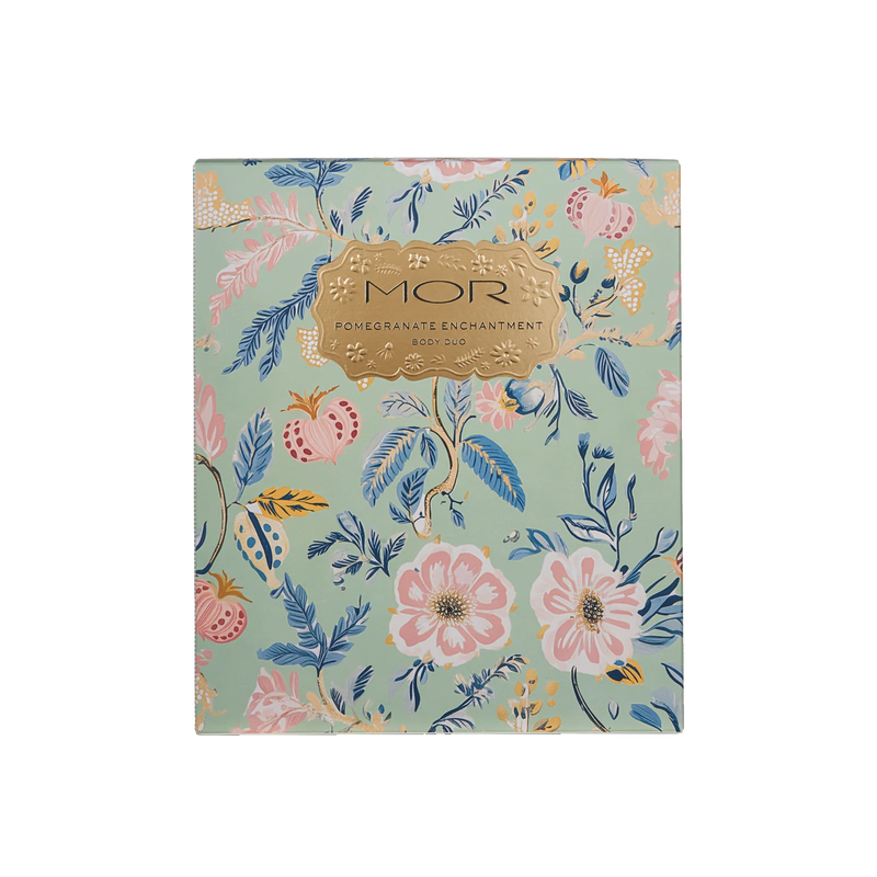 MOR Emporium Classics Pomegranate Enchantment Hand & Body Duo gift-ready packaging