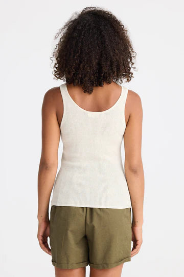 Pontif Knit Set – Natural | Mesh Knit Top & Tank