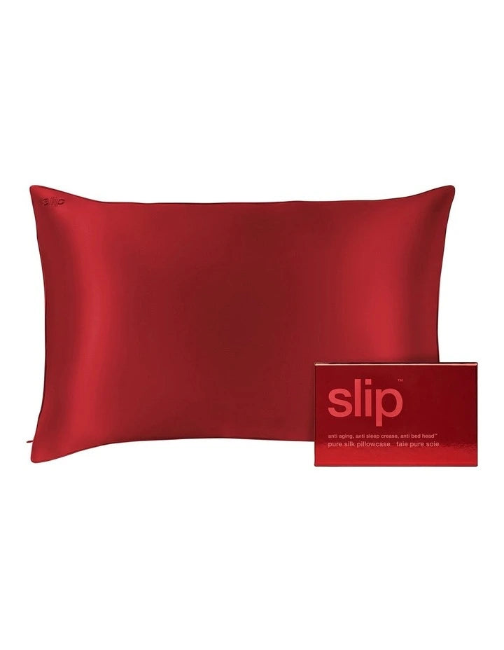 scarlet red silk pillowcase queen slipsilk