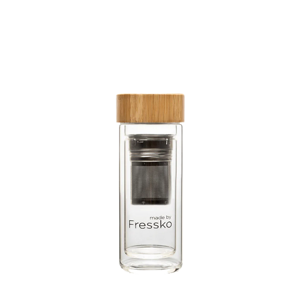 Fressko Rise Glass Infusion Flask 300ml with stainless steel infuser