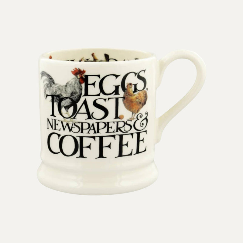emma bridgewater rise and shine eggs toast mug 1/2 pint mug