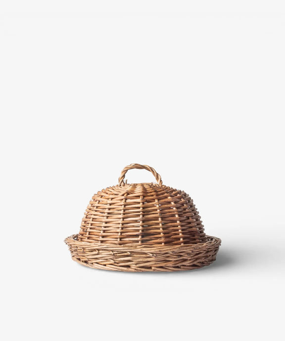 Riviera natural woven food cover for table styling and entertaining