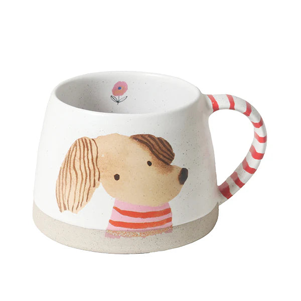 Robert Gordon Rocket Mug 340ml 4 Dogs and a Cat by Carolyn Gavin