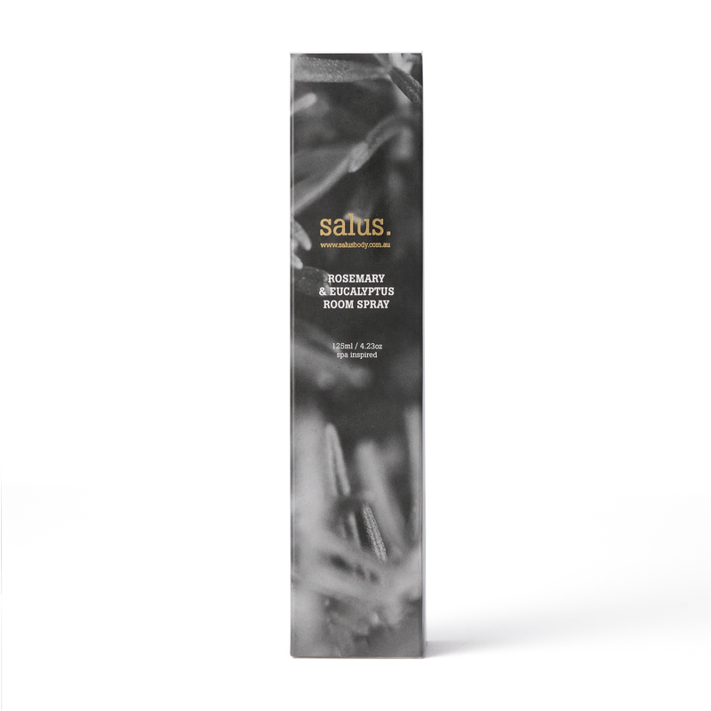 Salus 125ml rosemary and eucalyptus home fragrance mist.