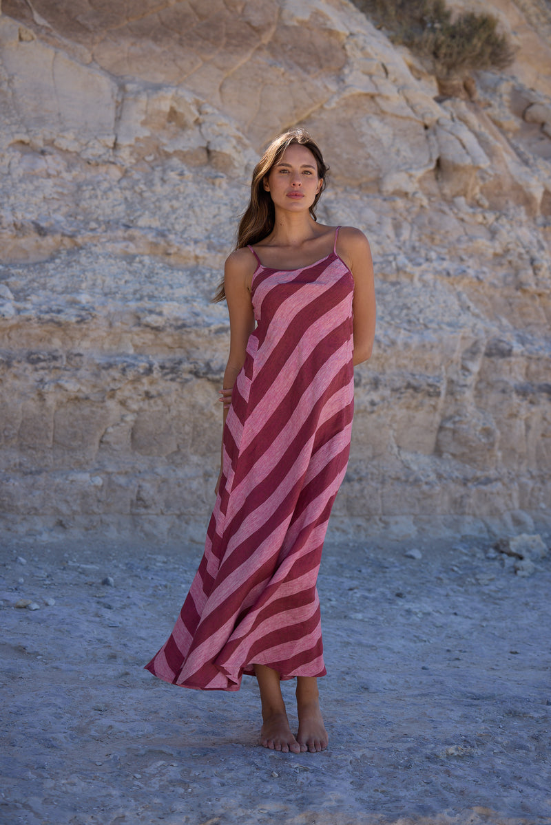 Claro Maxi Dress Porto Stripe