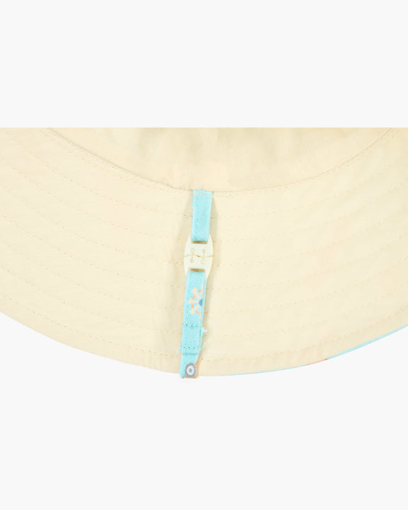 Interior view of fully lined Toshi hat with stitched detailing and soft lining.