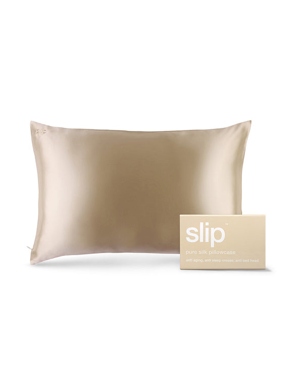 Caramel King Silk Slip pillowcase