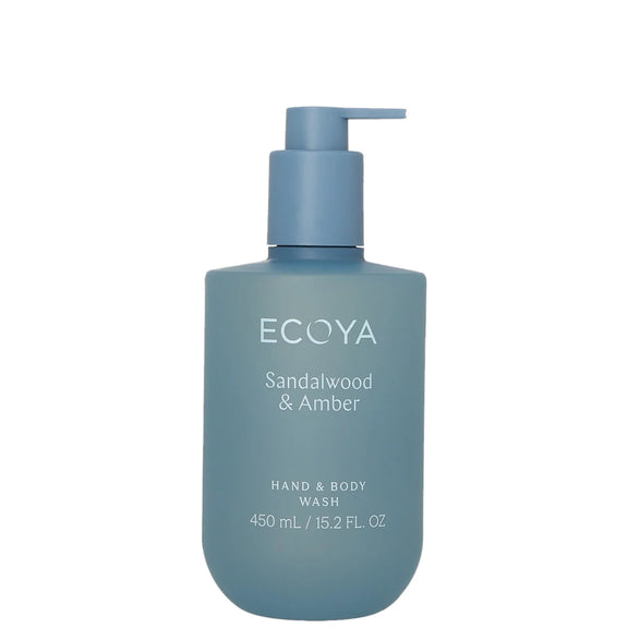 Sandalwood and amber hand and body wash 450ml