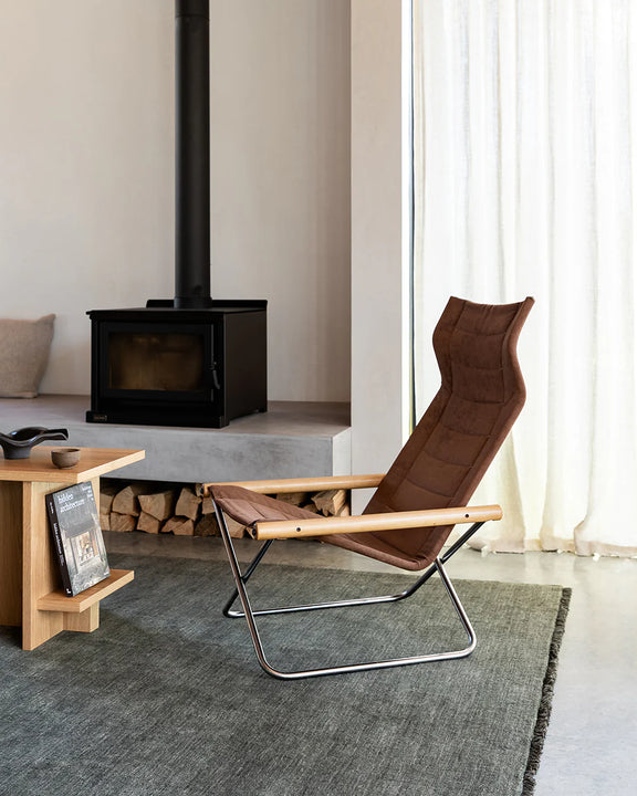 Forest green wool rug with fringe