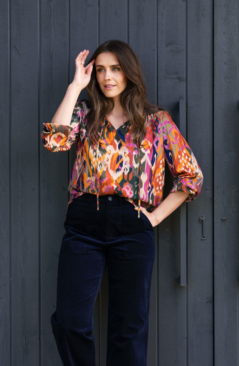 Opulant Ikat Top Multi