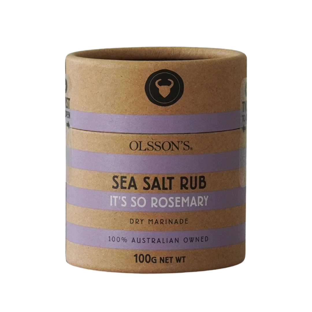 It’s So Rosemary Sea Salt Rub in 100 g kraft canister by Olsson’s
