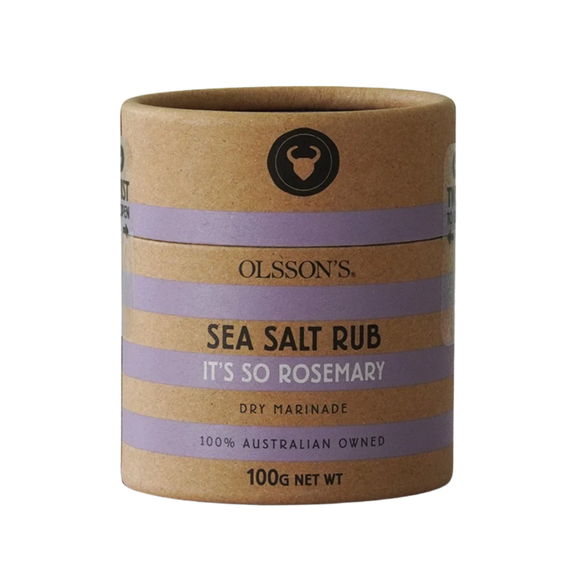 It’s So Rosemary Sea Salt Rub in 100 g kraft canister by Olsson’s
