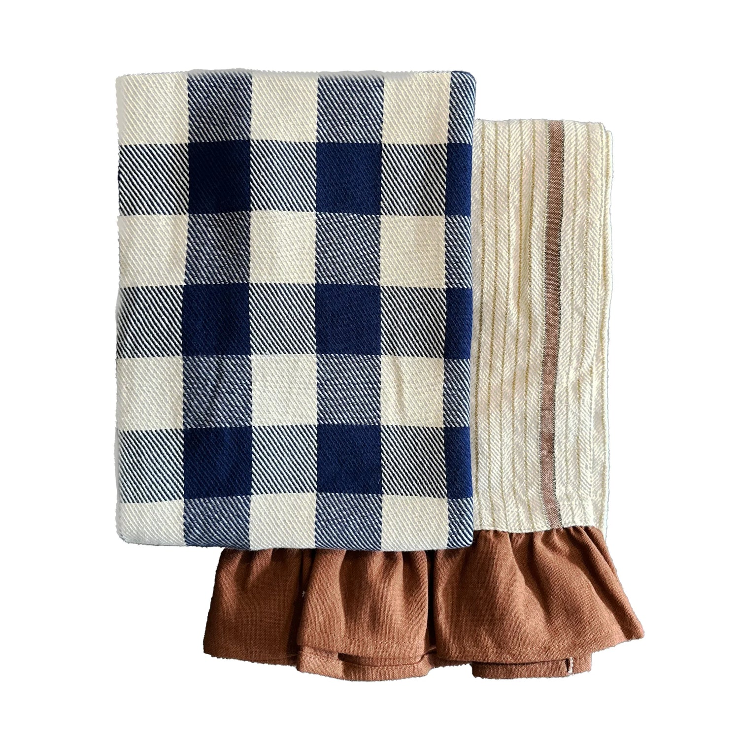 luna tea towels set of 2 country kitchen towels