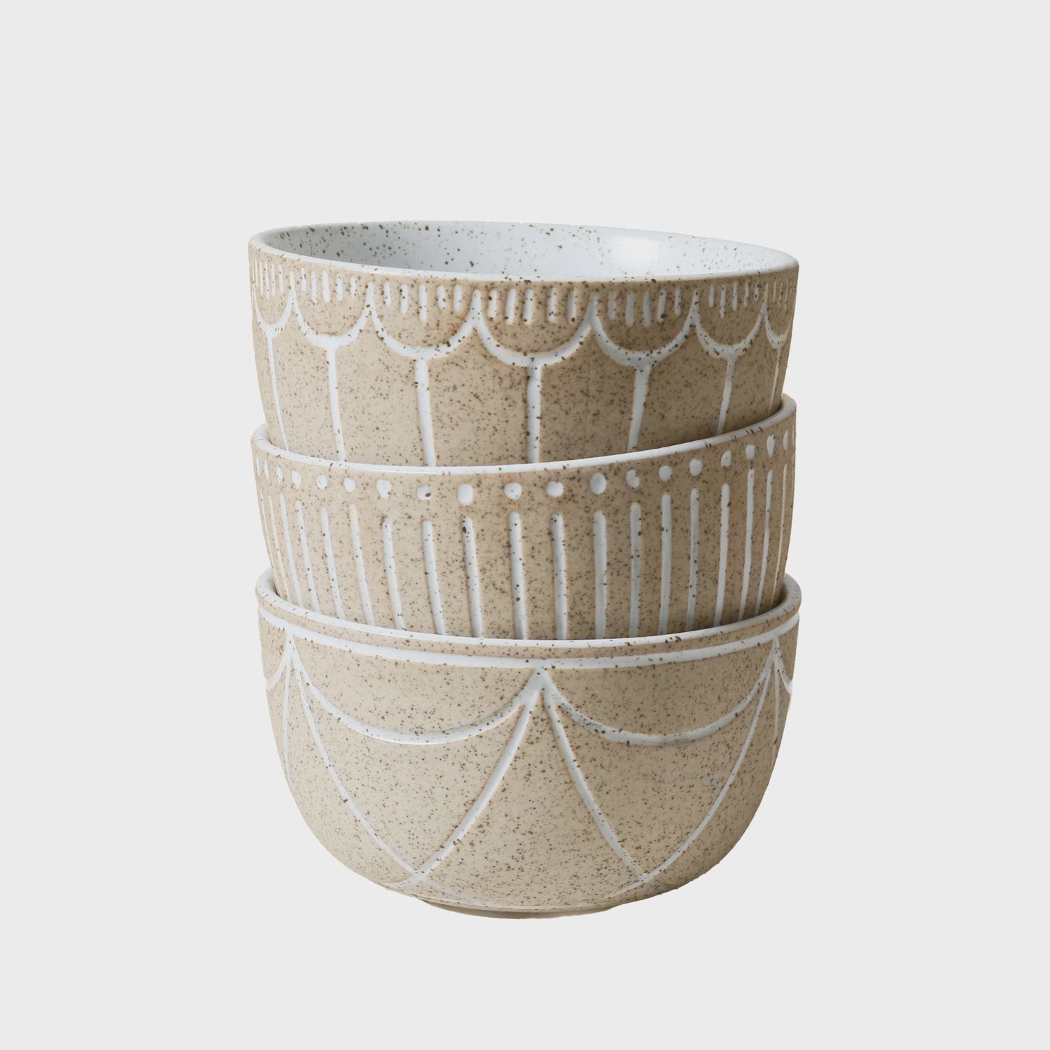 speckled clay serving bowls for dips and condiments – Australian design