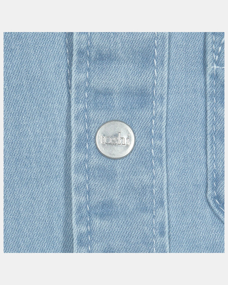 Toshi Shirt Denim L/S – Brumby | Artisan Washed Baby & Toddler Denim Shirt