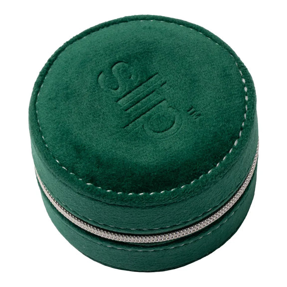 Slip scunchies limited edition green pouch