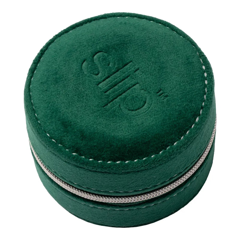 Slip scunchies limited edition green pouch
