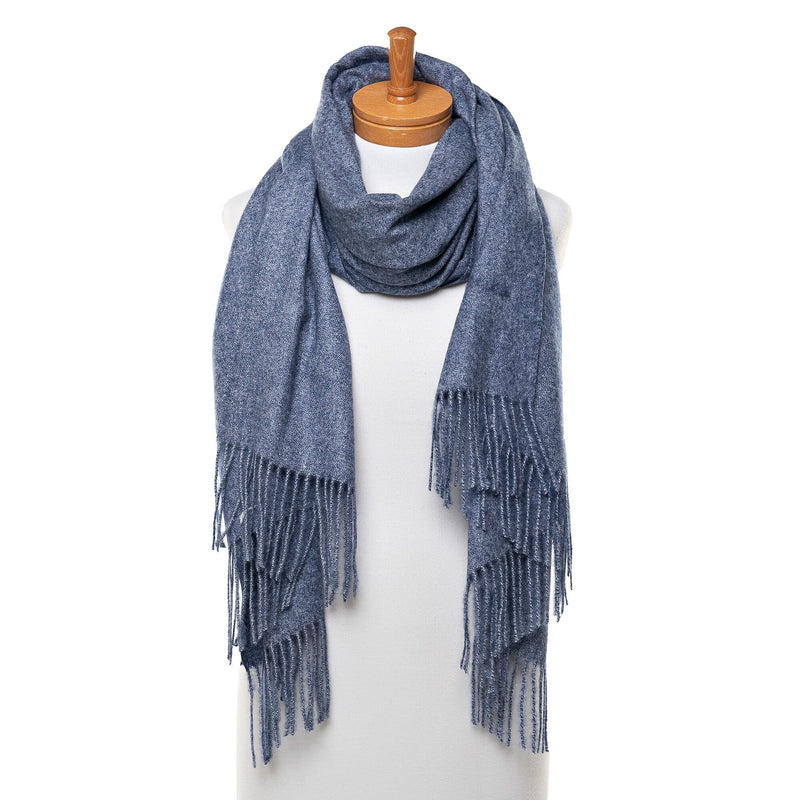 slate blue grey scarf unisex lightweight scarf australia