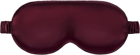 Pure Silk Contour Sleep Mask - Crimson