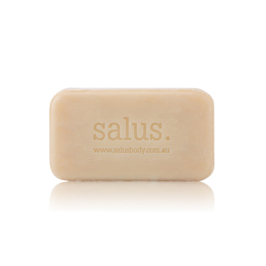 Gentle white clay cleansing soap made in Australia
