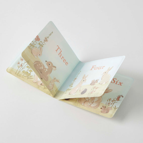 baby bath book bunny design waterproof pages