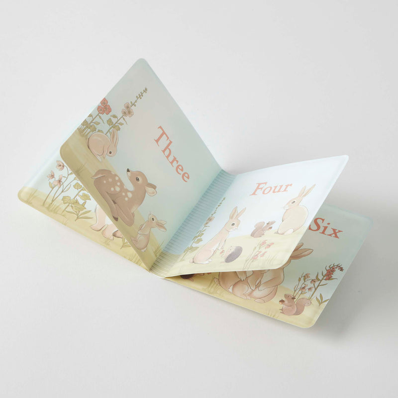 baby bath book bunny design waterproof pages