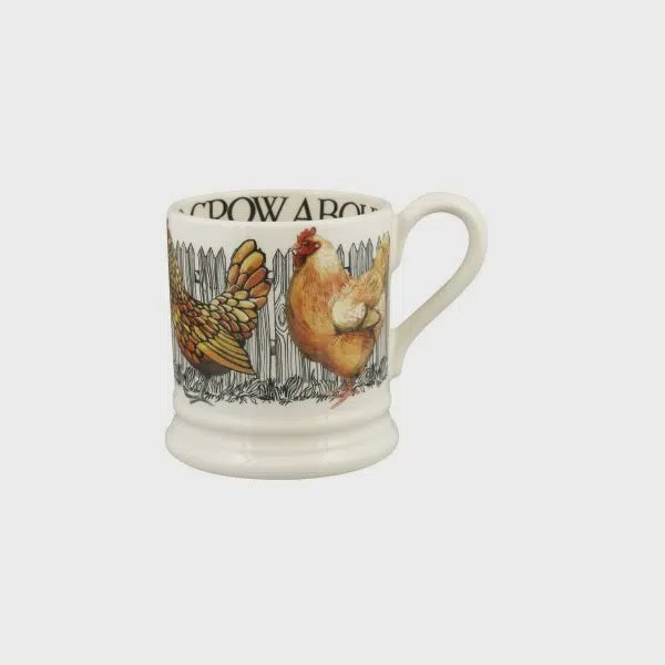 Emma Bridgewater Hen and Toast chicken mug 1/2 pint spongeware mug