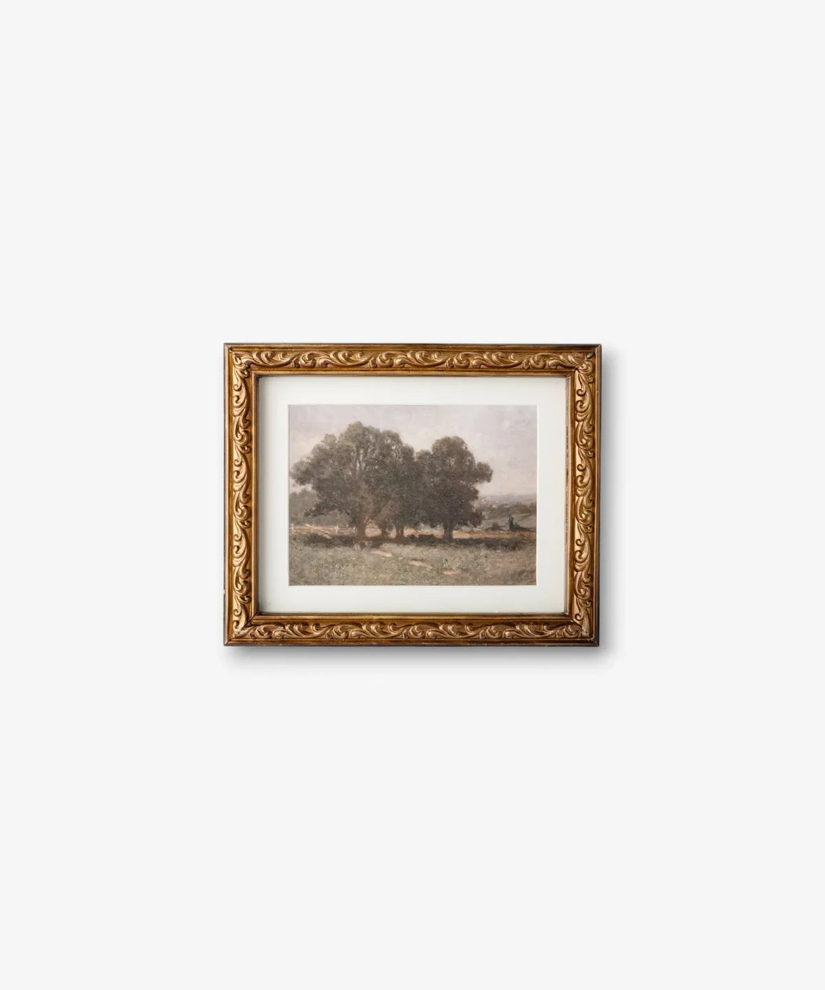 vintage tree landscape artwork