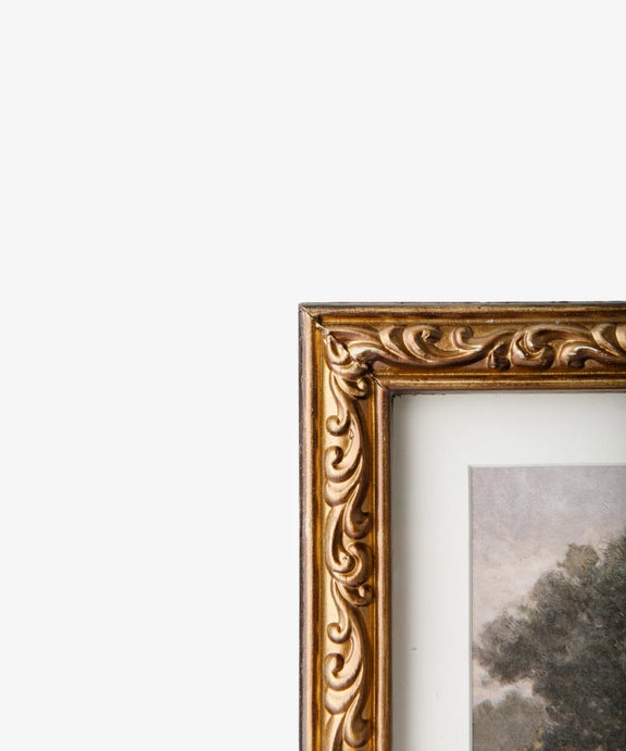 framed woodland wall décor