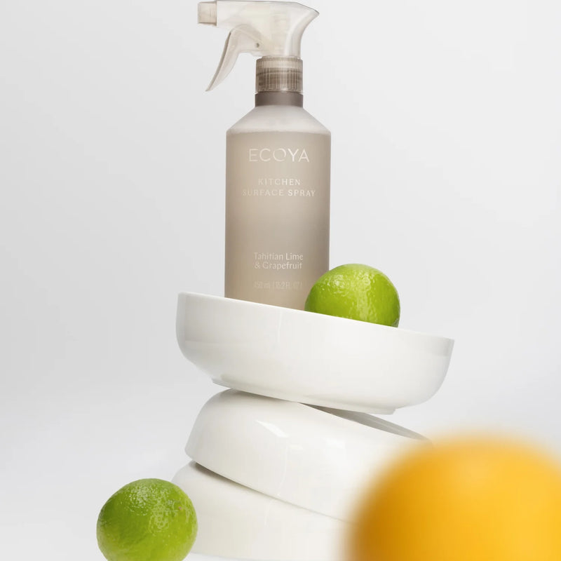 ECOYA 450ml fragranced Surface Spray for everyday kitchen and home cleaning.
