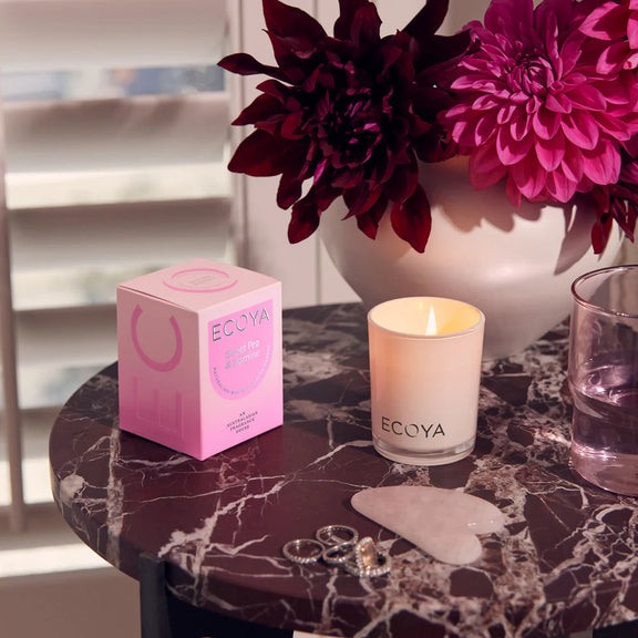 Ecoya mini madison candle sweet pea jasmine