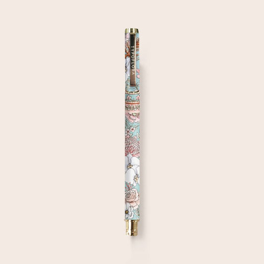 Rollerball Pen - Bouquet in Soft Blue