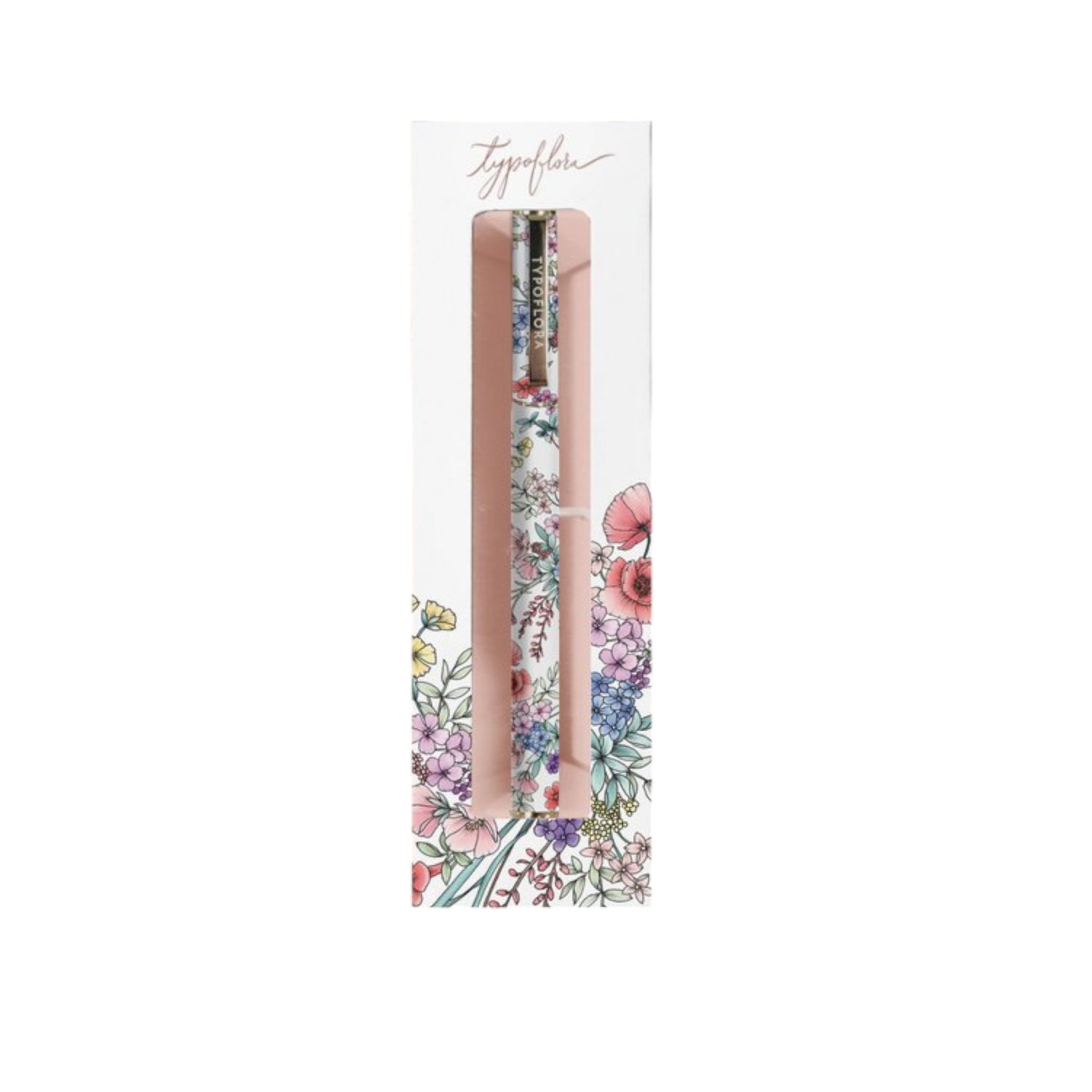 Rollerball Pen - Blooms in White