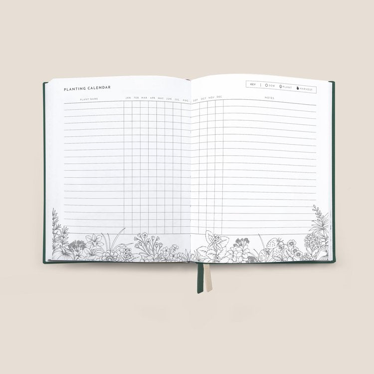 Grow Garden Planner – Forest Green | Guided Journal for Gardening